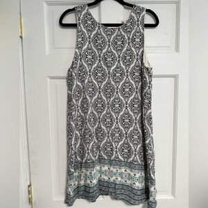 Pinkblush Black and White Patterned Dress